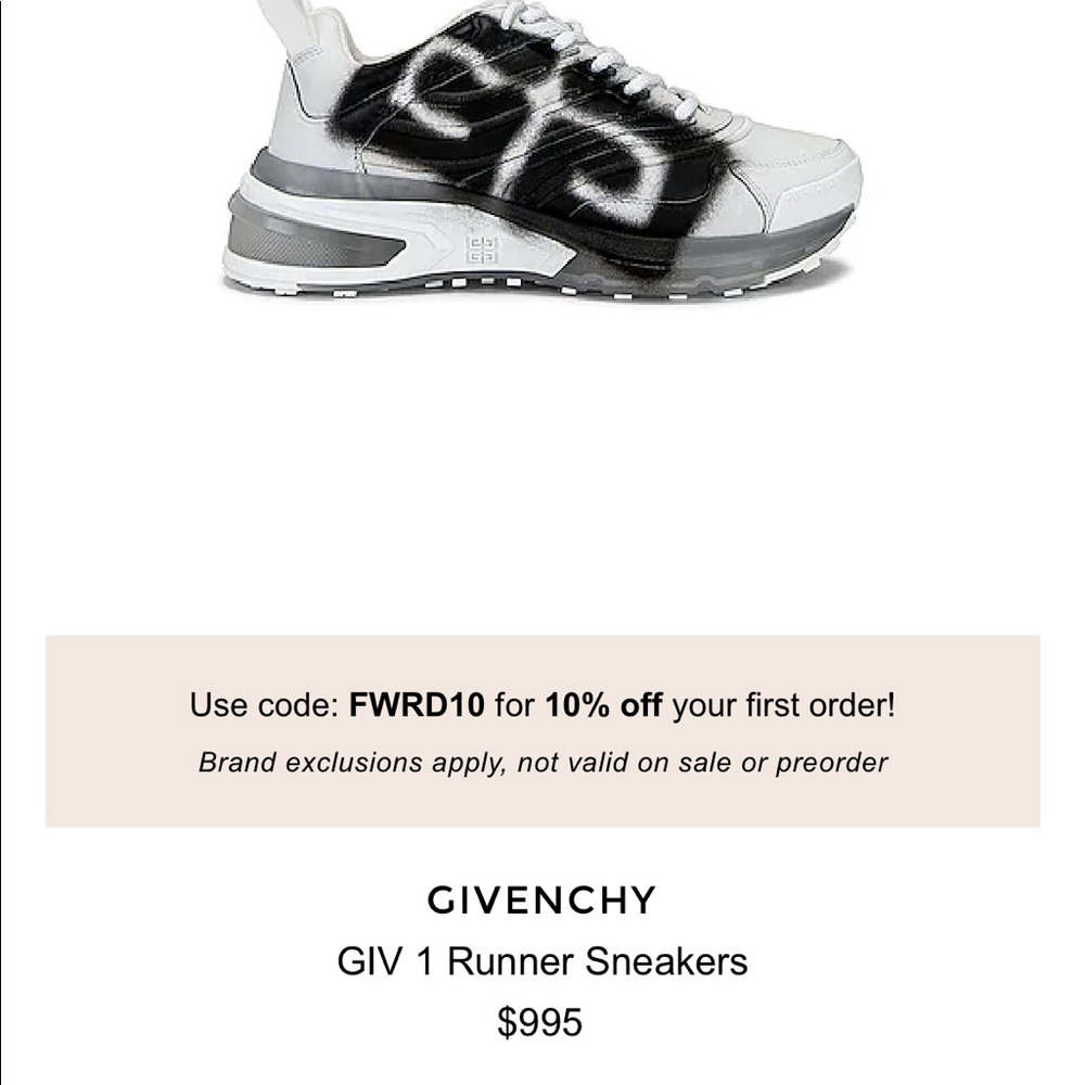 GIVENCHY 1 RUNNERS 39 - Picture 2 of 11